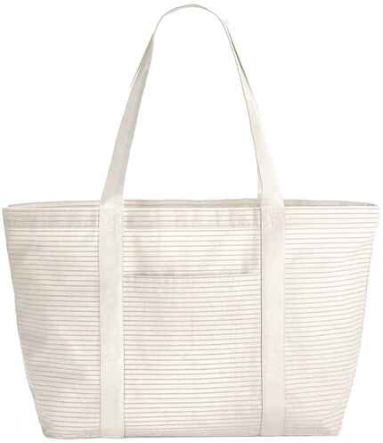 Westford Mill Striped Organic Cotton Shopper