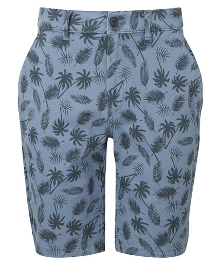 Mens Palm Print Shorts