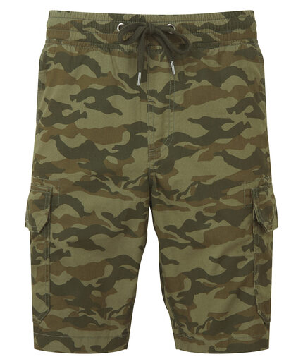 Mens Camo Cargo Utility Shorts