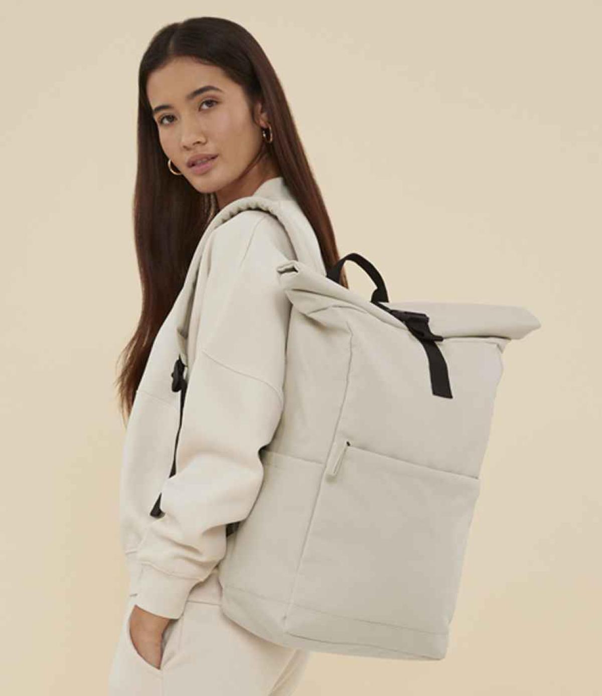 BagBase Premium Recycled Roll-Top Backpack 2