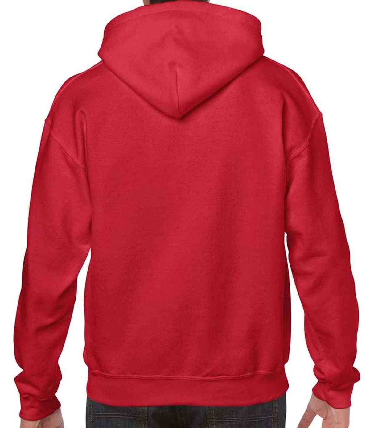 Personalised Gildan Heavy Blend™ Hooded Sweatshirt Red The Funky Peach — free download
