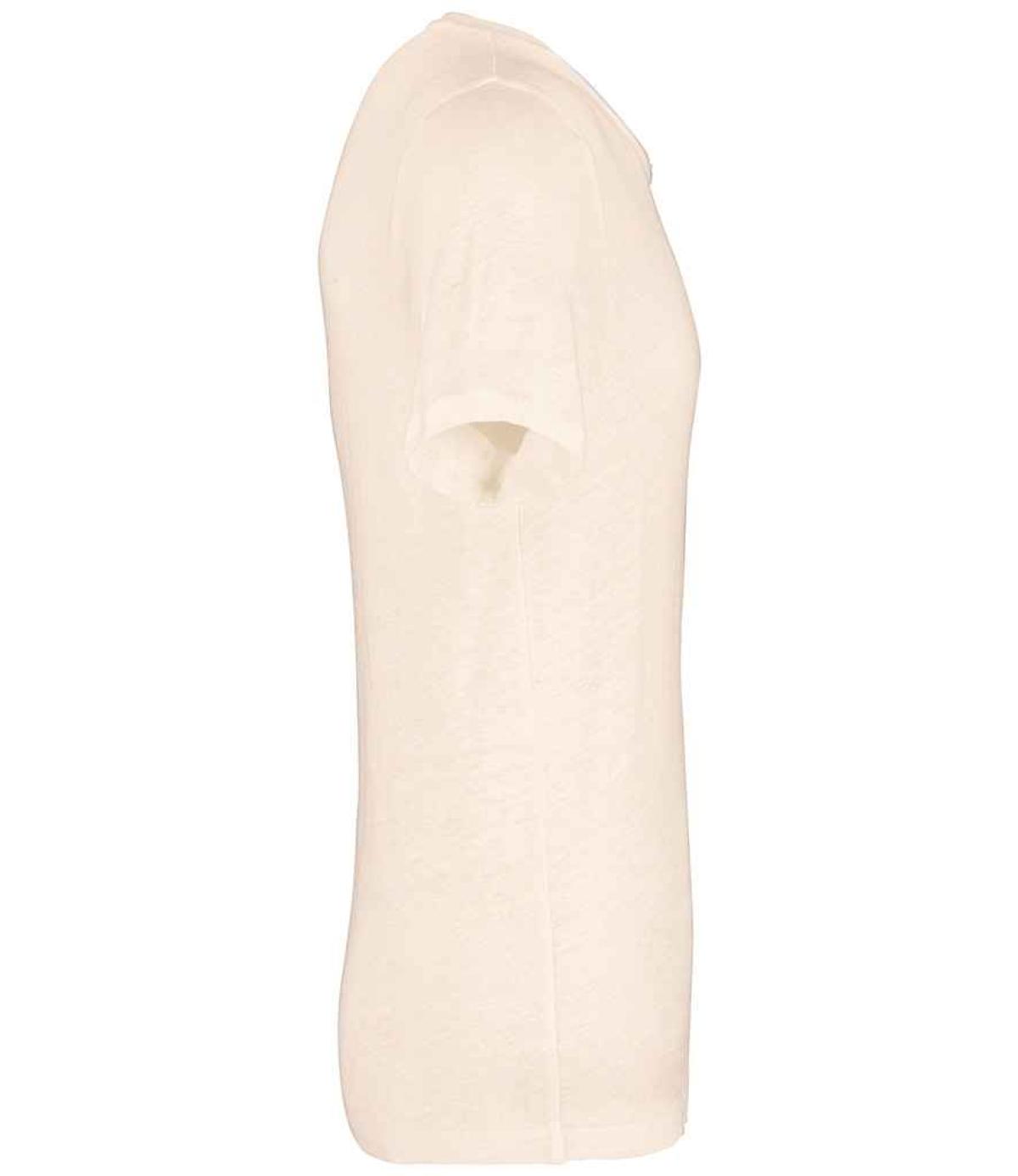 Spasso Crew Neck Linen T-Shirt 1