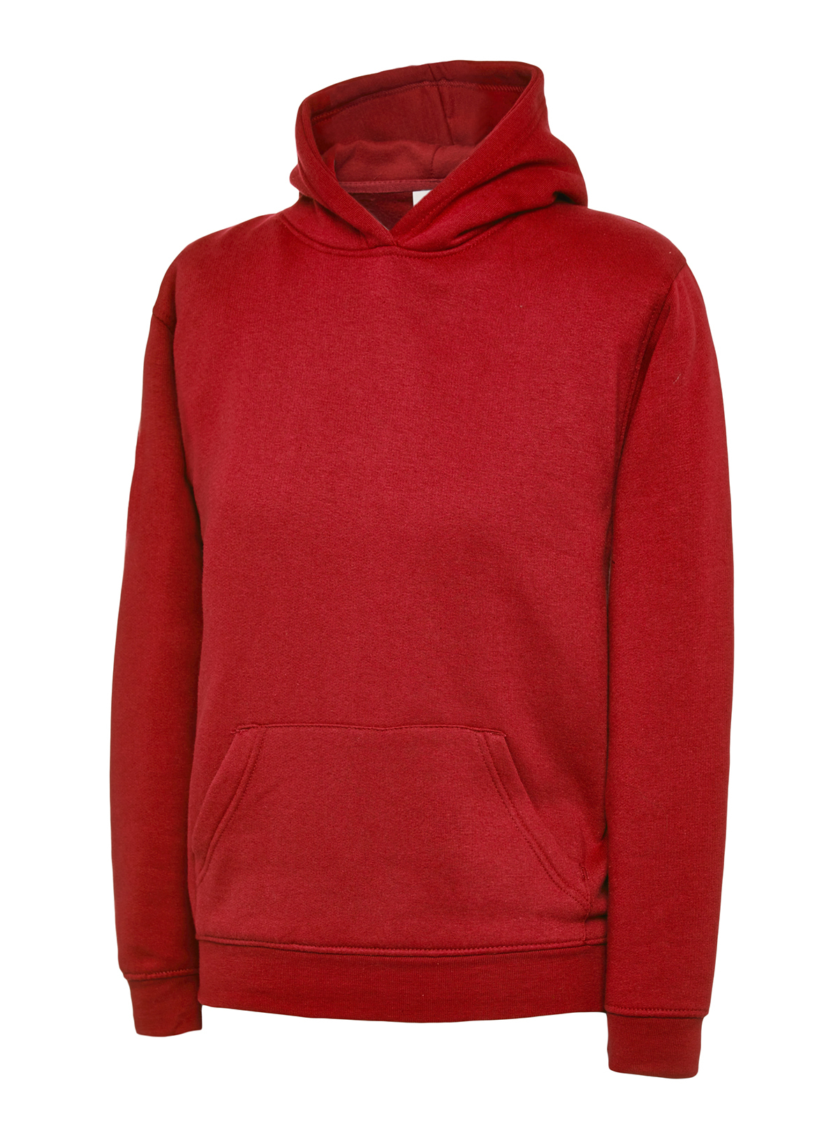 Personalised Childrens Classic Hooded Sweatshirt Red The Funky Peach — free download